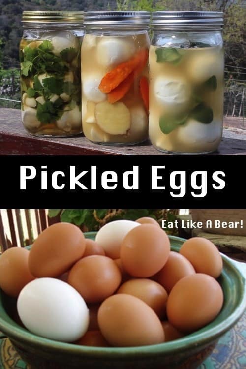Pickled Eggs! For Great Flavor and Puckery Apple Cider Vinegar!