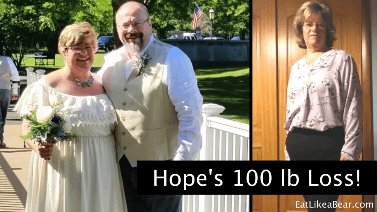 Hope, pictured in her before and after photos, displaying her weight loss success story