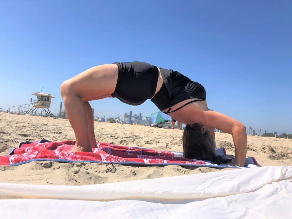 Tisha on the beach