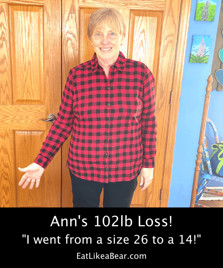 Photo of Ann after 102 pound weight loss