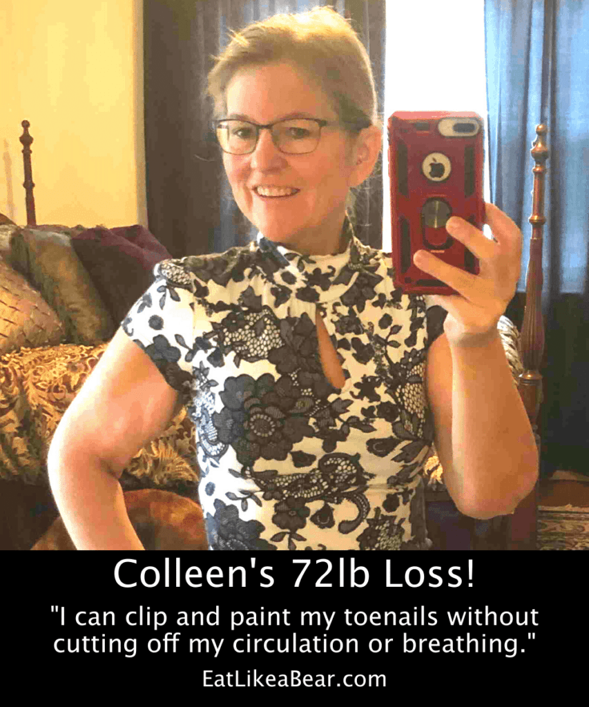 Photo of Colleen after 72 pound weight loss