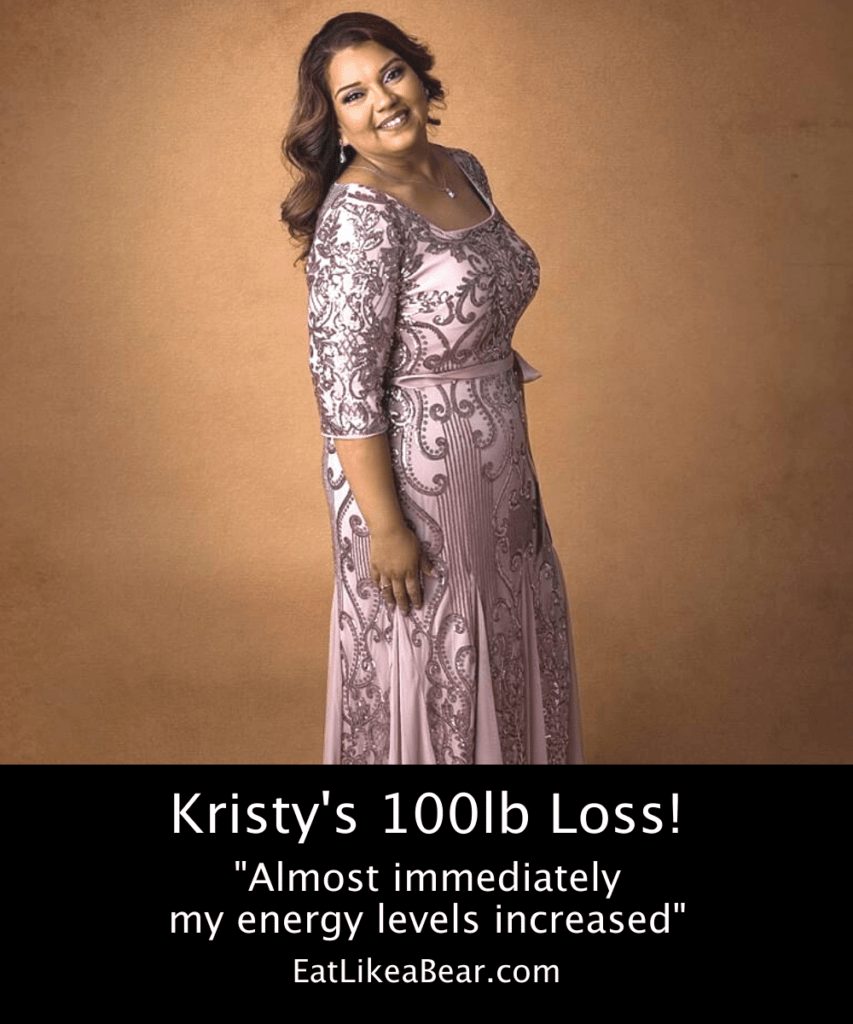 Photo of Kristy after 100 pound weight loss