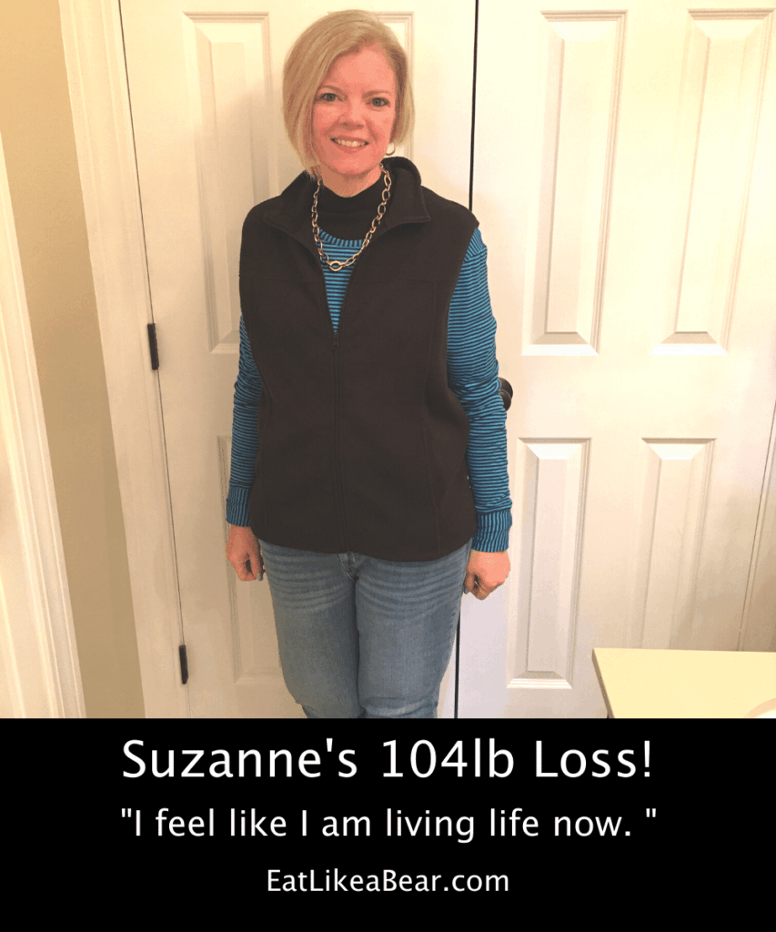 Photo of Suzanne after 104 pound weight loss