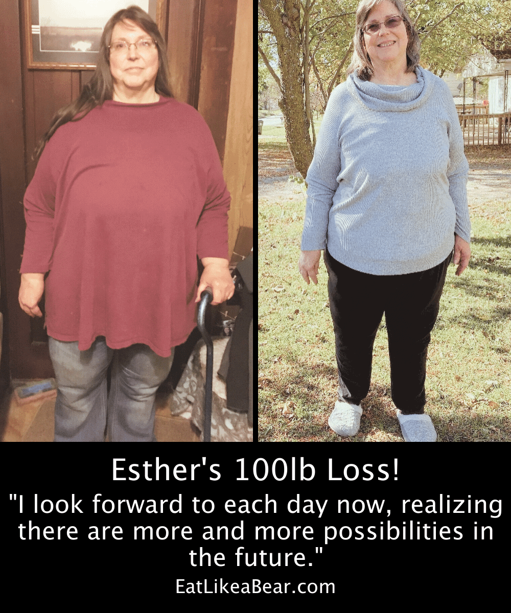 Esther's Weight Loss Success Story Eat Like a Bear!