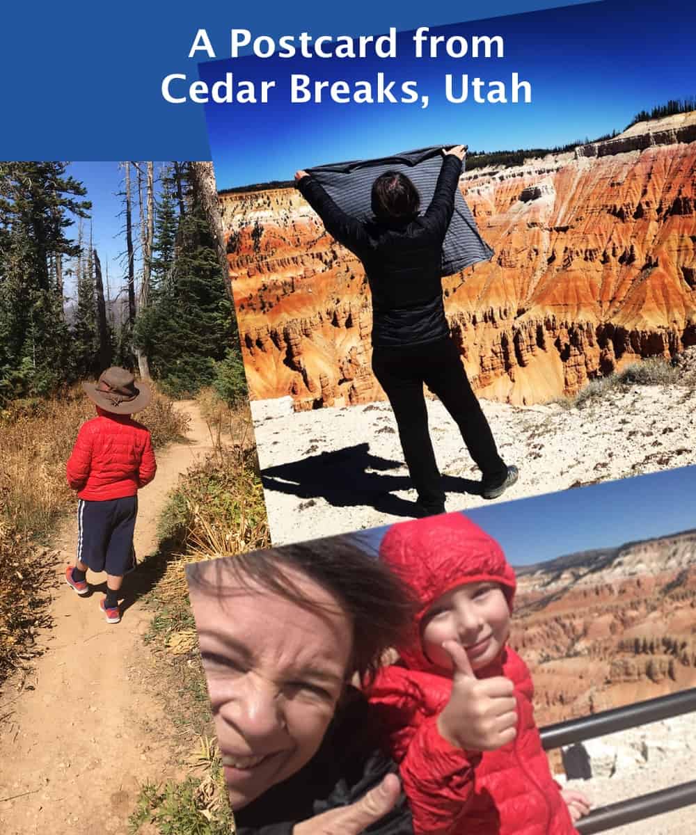 Family photos from Cedar Breaks National Monument