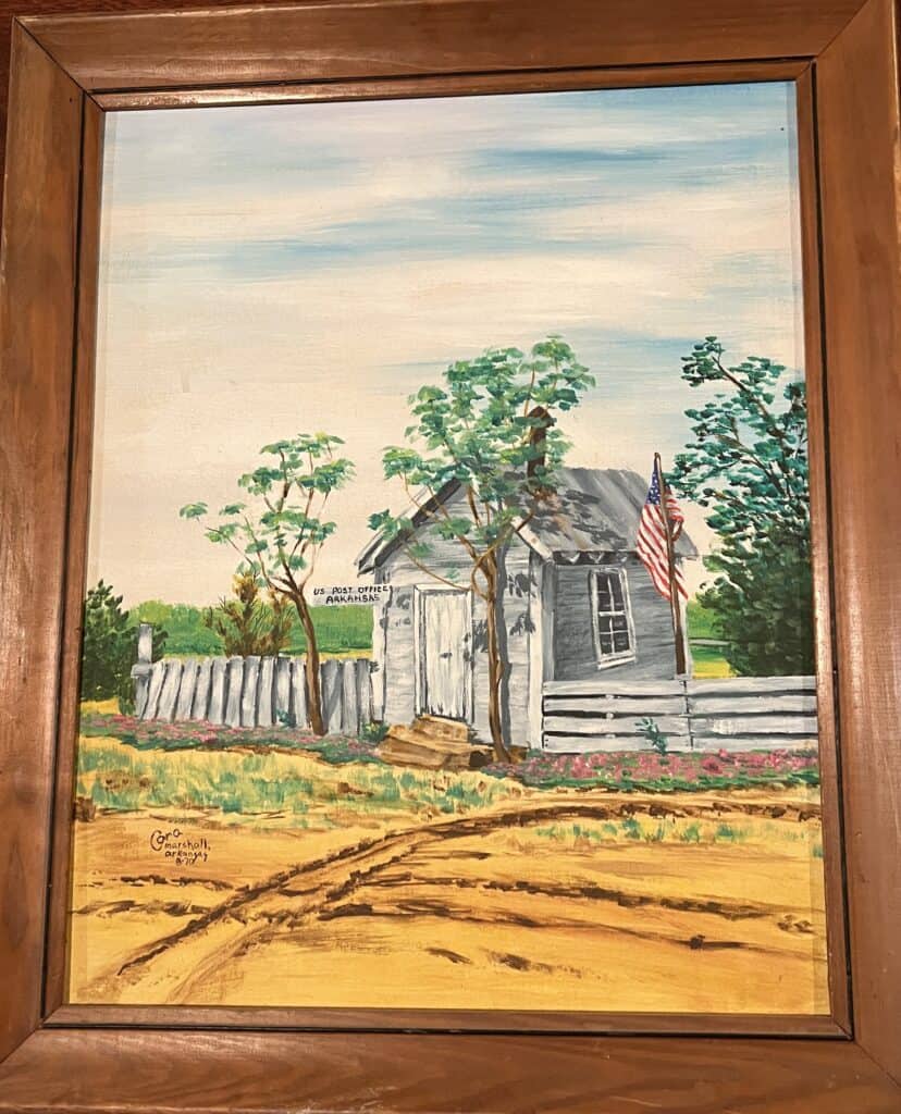 The Arkansas Post Office Painting